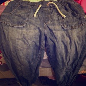 h&m denim joggers LIKE FOR DISCOUNT